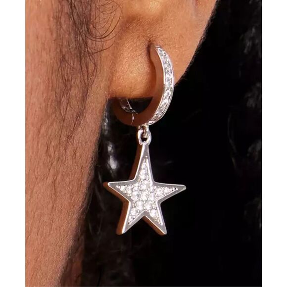 Kate Spade NEW earrings You’re a Star huggies - Picture 5 of 10